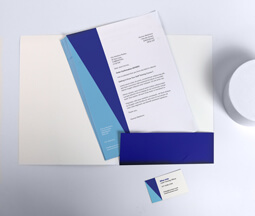 A4 Glued Presentation Folders