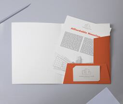 A5 Interlocking Presentation Folders