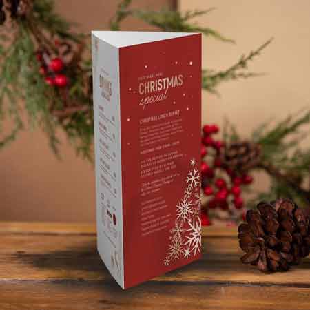 Christmas Table Talkers instantprint printing