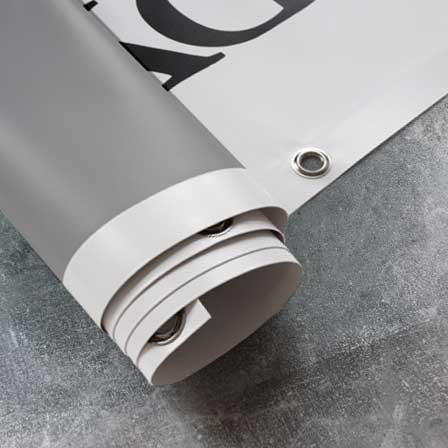 330gsm Kavalan Greyback (PVC Free) PVC Banner Stock Instantprint Printing