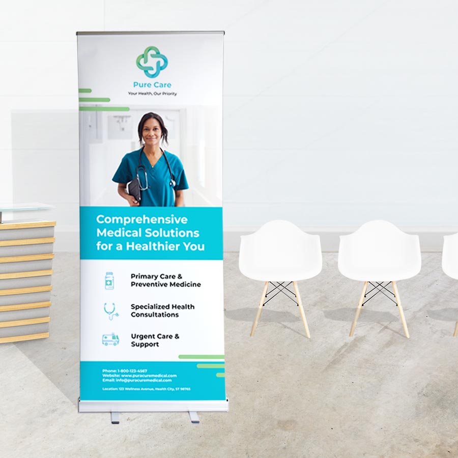 Standard Roller Banner Instantprint Printing