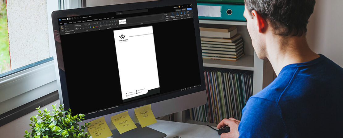 How to Create your Own Letterhead and Format in Word