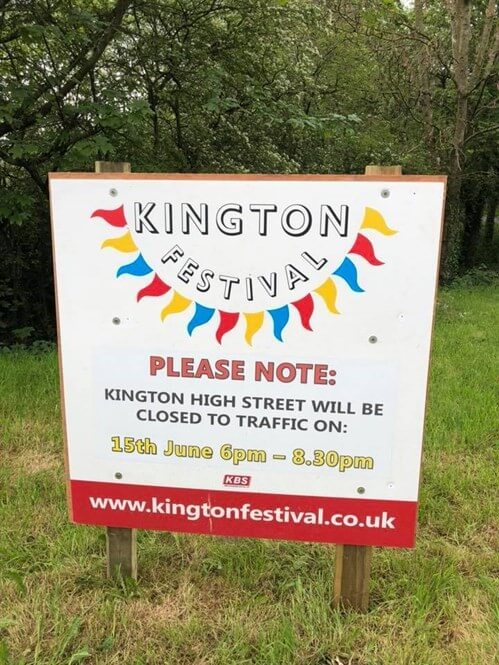 colourful festival sign design