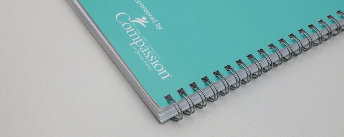 How a Wire Bound Book Is Made