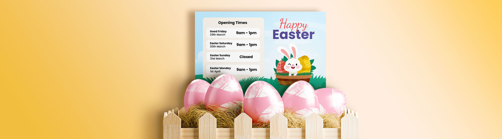 Easter 2024 Opening & Delivery Times | instantprint