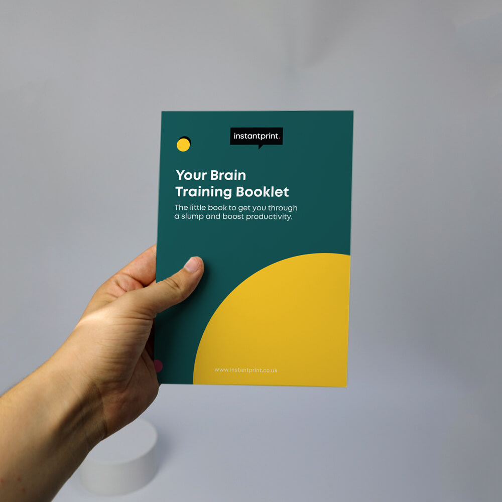 brain training booklet direct mail idea