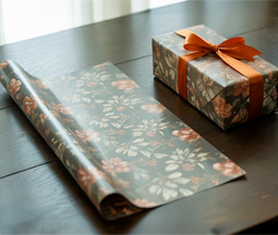 Personalised Folded Wrapping Paper