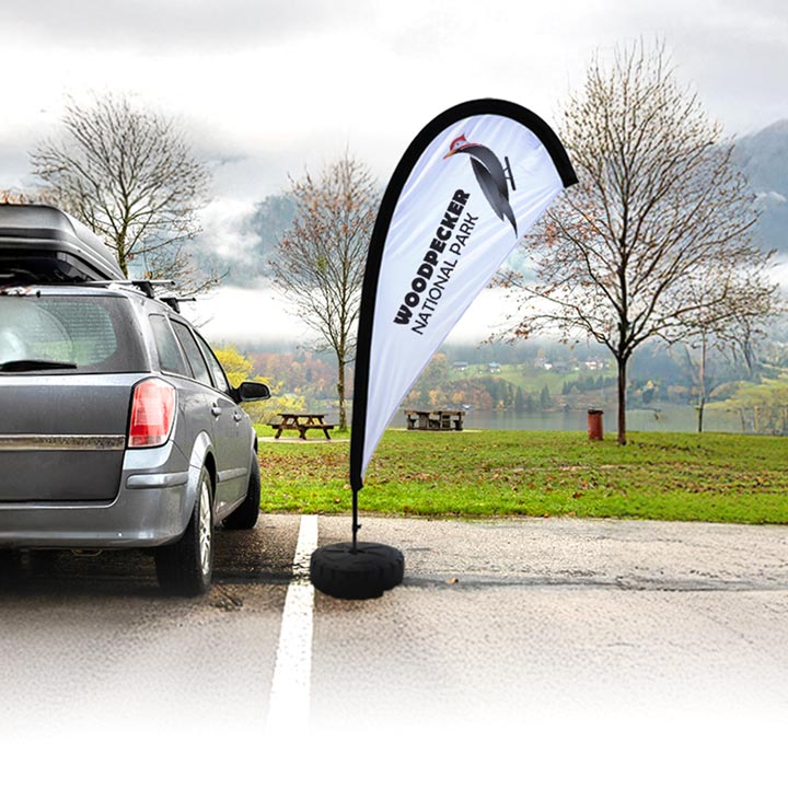 Teardrop Flags Instantprint Printing