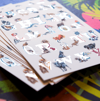 spot uv flyer design