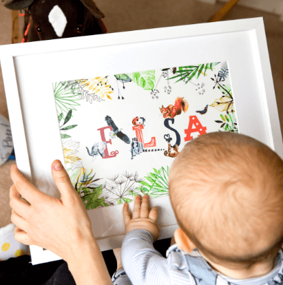 baby name illustration